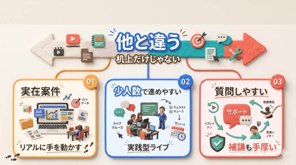 Wannabe Academyの特徴