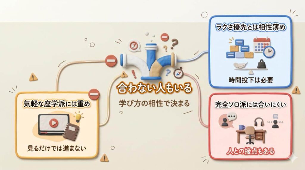 Wannabe Academyが向いていない人