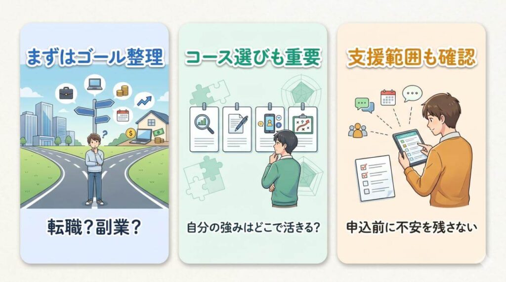 受講前に確認したいポイント