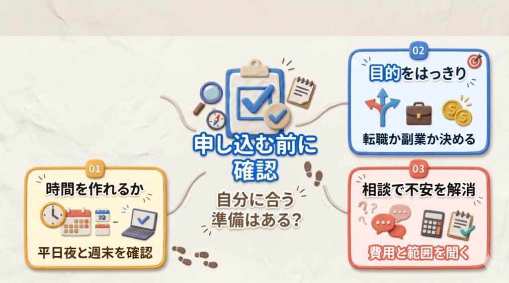 受講前に確認したいポイント